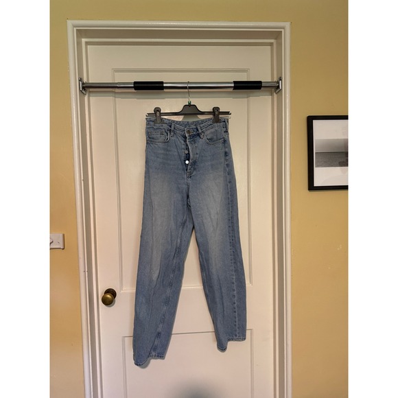 COS Denim - COS High Waist Denim Jeans‎ Mom Jeans Light Wash Size 26